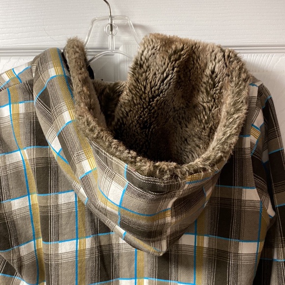 Youth O’Neill Fur Lined Zip Up HoodedJacket, Large - Picture 5 of 10